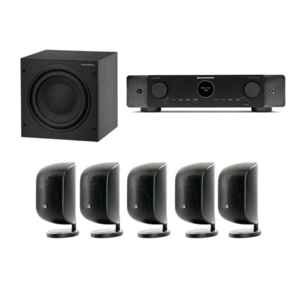 Bowers & Wilkins M1 5.1 Speaker Package (Black) With Marantz Cinema 70 Receiver 🔍