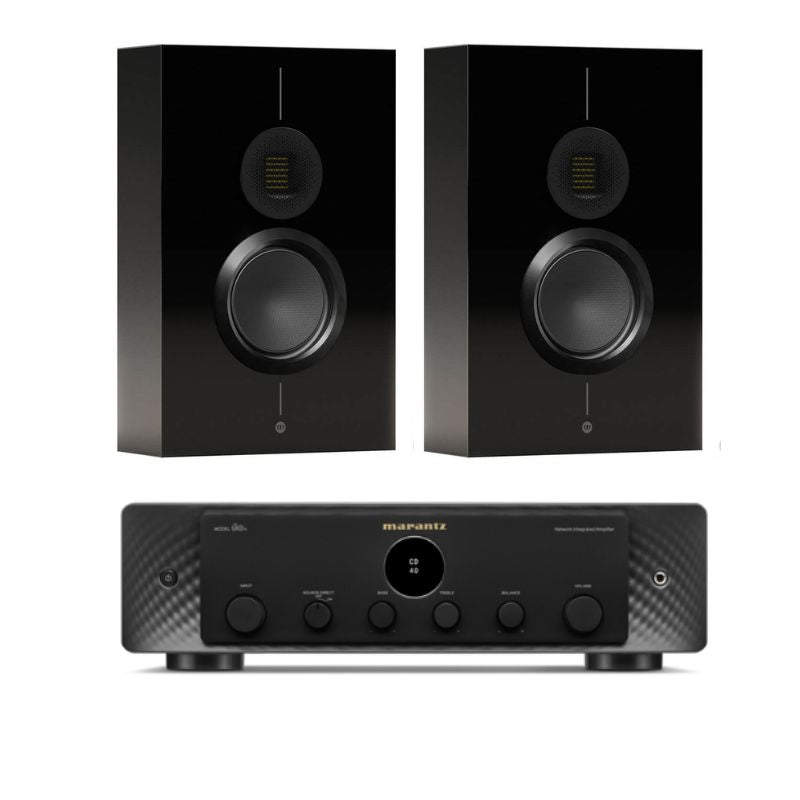 Monitor Audio Gold Onwall Speakers with Marantz MODEL60N Network Amp